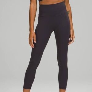 Lululemon Wunder Under Crops Black Size 10 23in